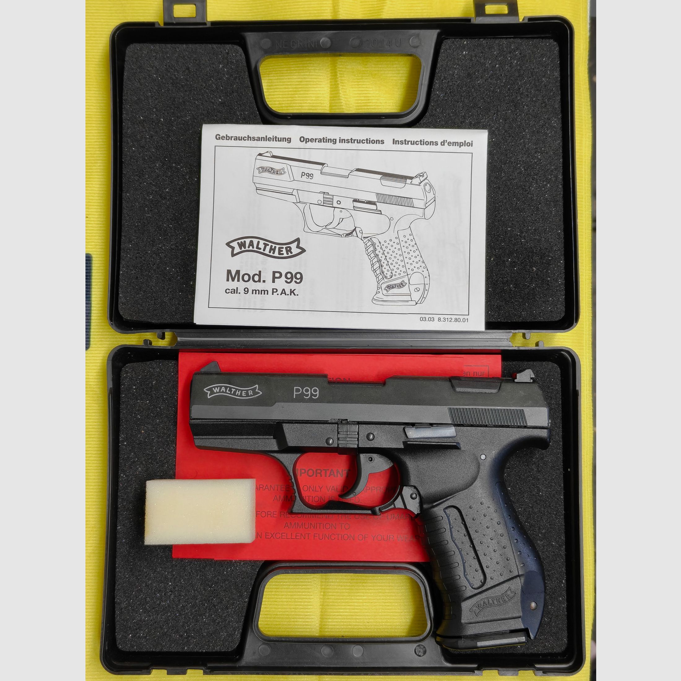 Walther P99 Schreckschusspistole 9 mm P.A.K., Bild 3 von 5