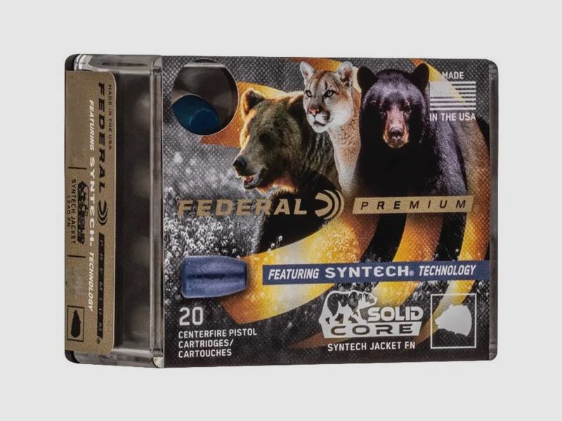 Federal Premium Solid Core .40 S&W 165GR Solid 20 cartridges