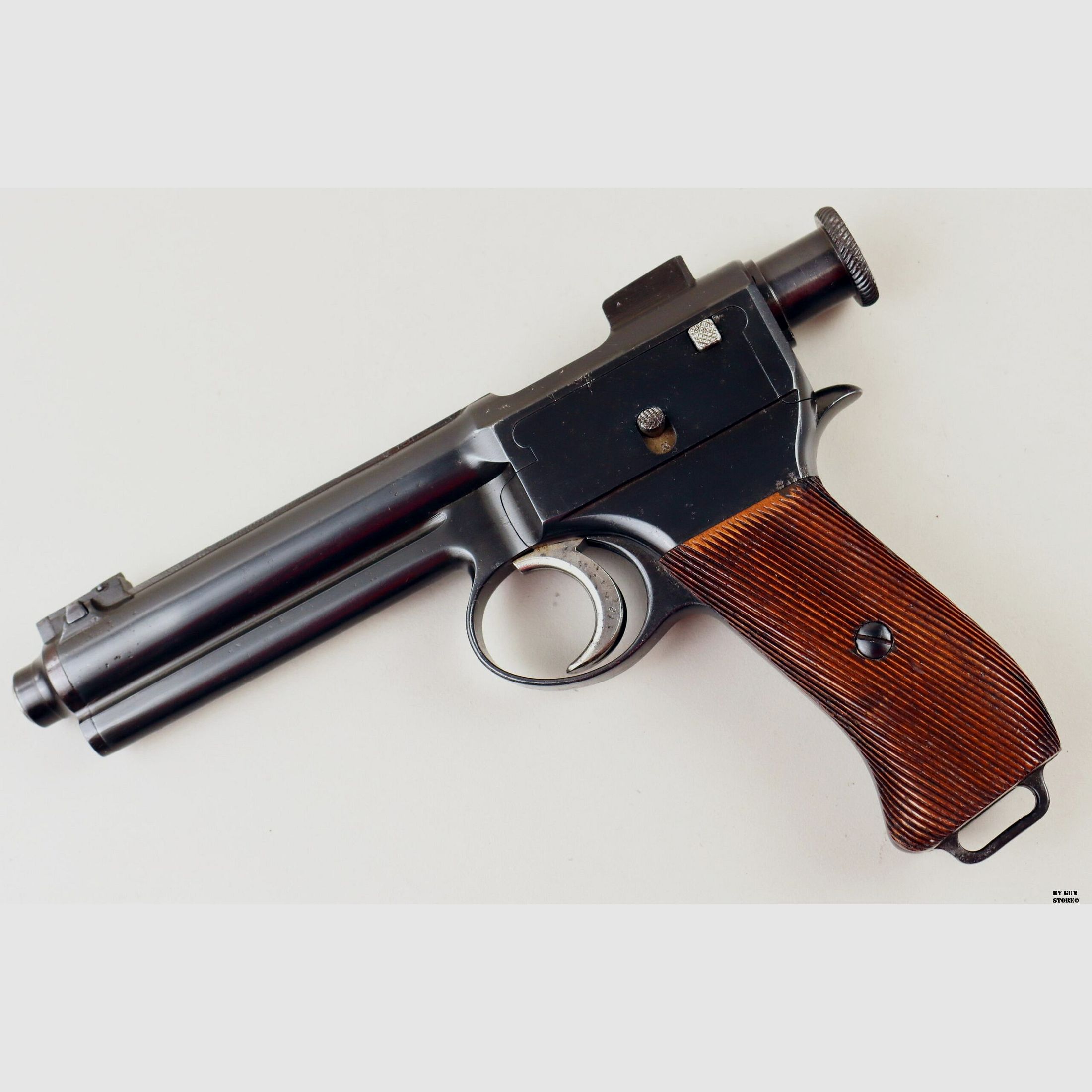 Pistol FEGYVERGYAR BUDAPEST mod. Roth Steyr M1907 cal. 8 Steyr matr. 34129, image 2 of 8