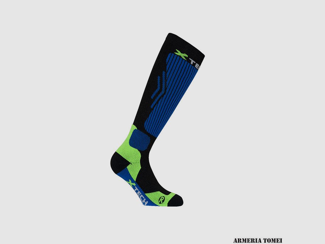 SOCKS – X TECH – COMPRESSION Blue-Green