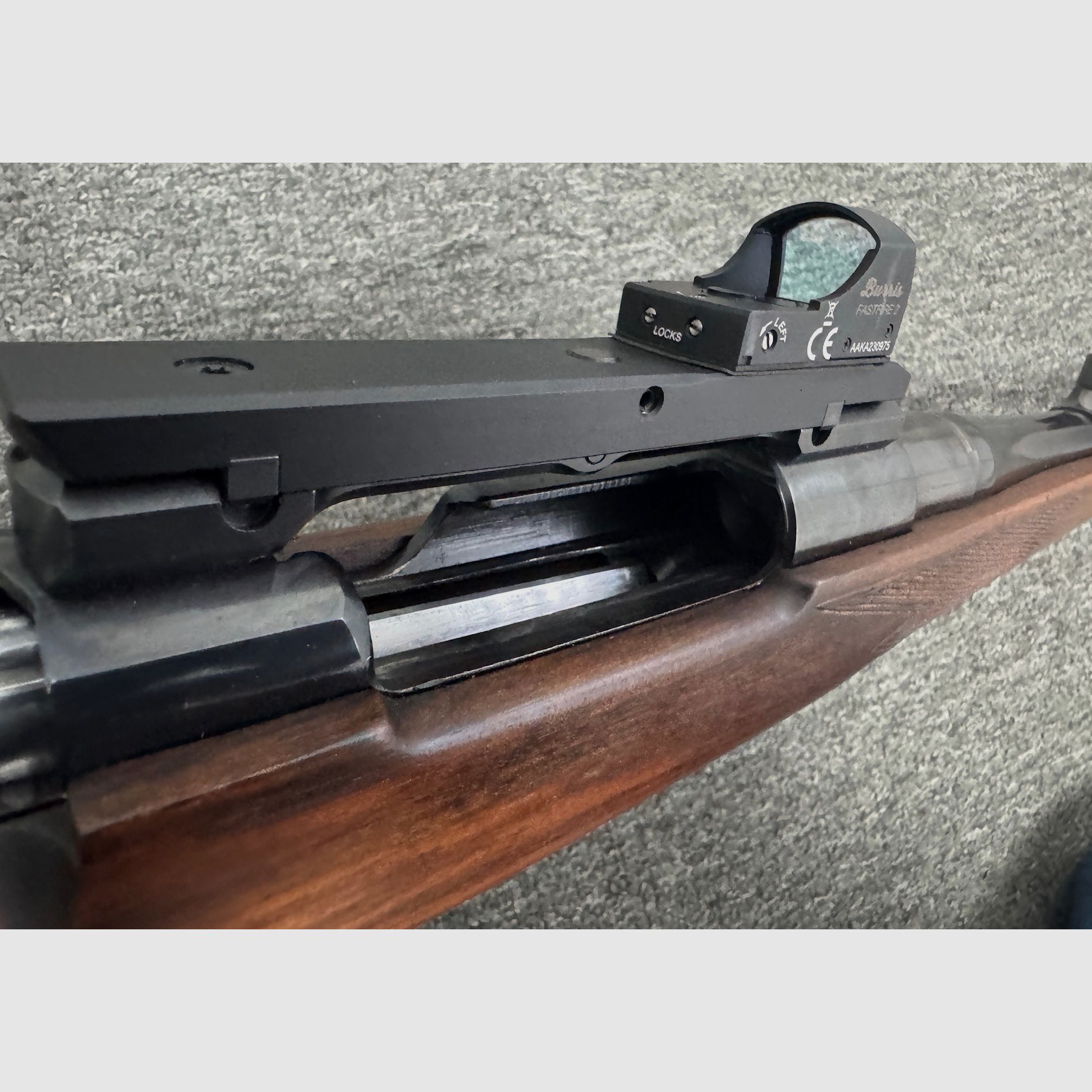 98 system 7x64 + Burris Fastfire2 na Dentler