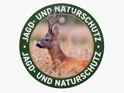 Wilde Hilde Original Autoschild Jagd- und Naturschutz Rehbock