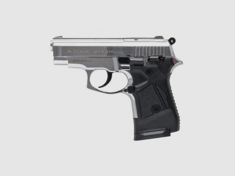 Zoraki Mod. 914 chromé 9mm P.A.K. arme de défense