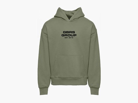 Instructor oversized pulloverhoodie (Olijf/Zwart) - GBRS Group