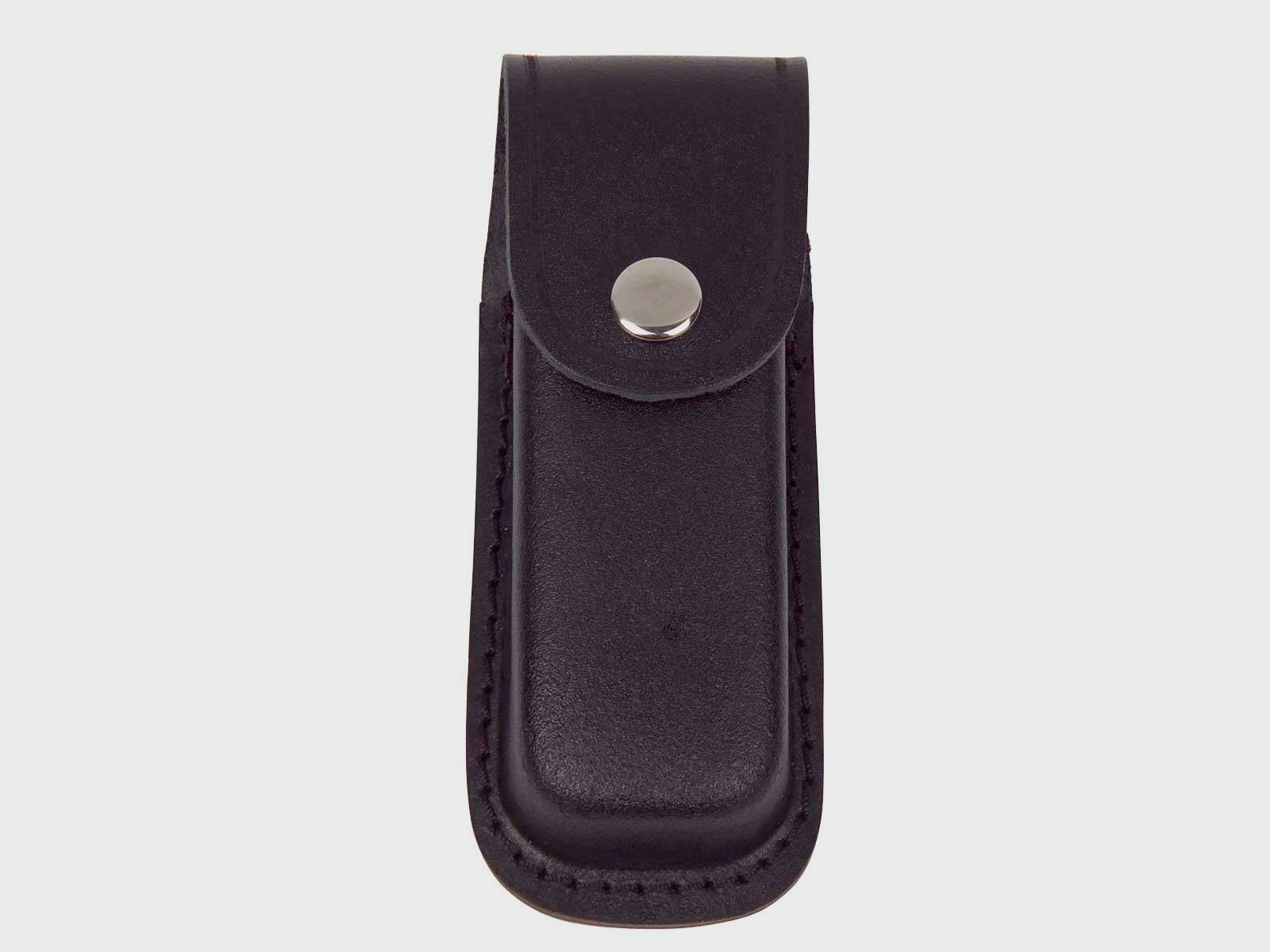 Lederetui schwarz - Grifflänge 12cm, längs tragbar