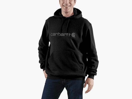 Carhartt Marquette Logo Sweatshirt Mężczyźni Czarny/Szary S