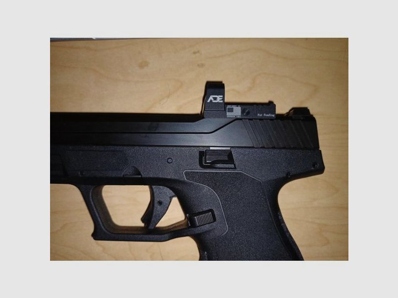 ADE NUWA RD3-021 Ultra Red Dot Sight 2 MOA dot with top battery compartment for RMSC footprint, Bild 11 von 20