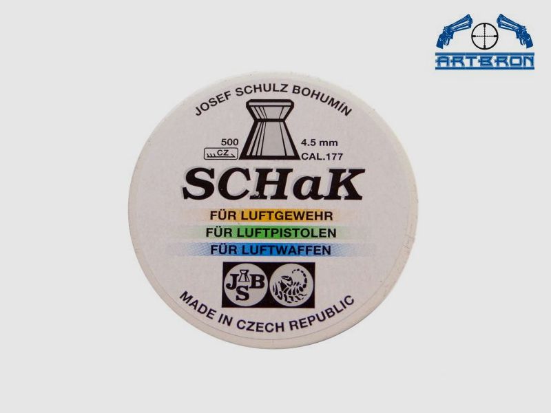 JSB SCHAK pellets cal. 4.50 mm flat smooth
