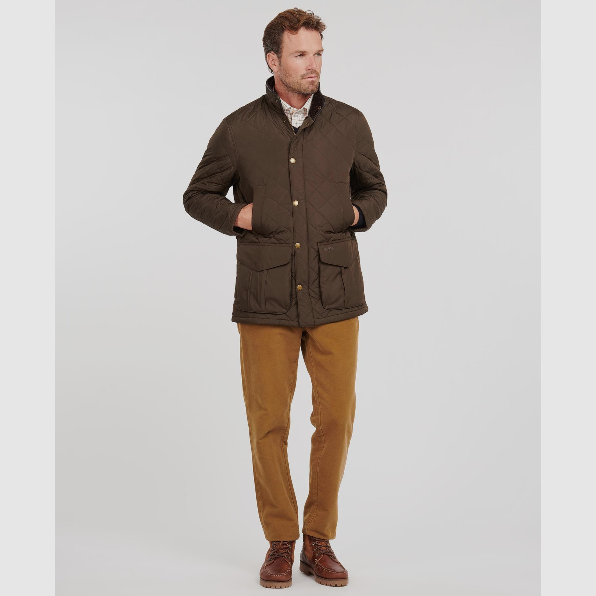 BARBOUR Steppjacke Devon Olive