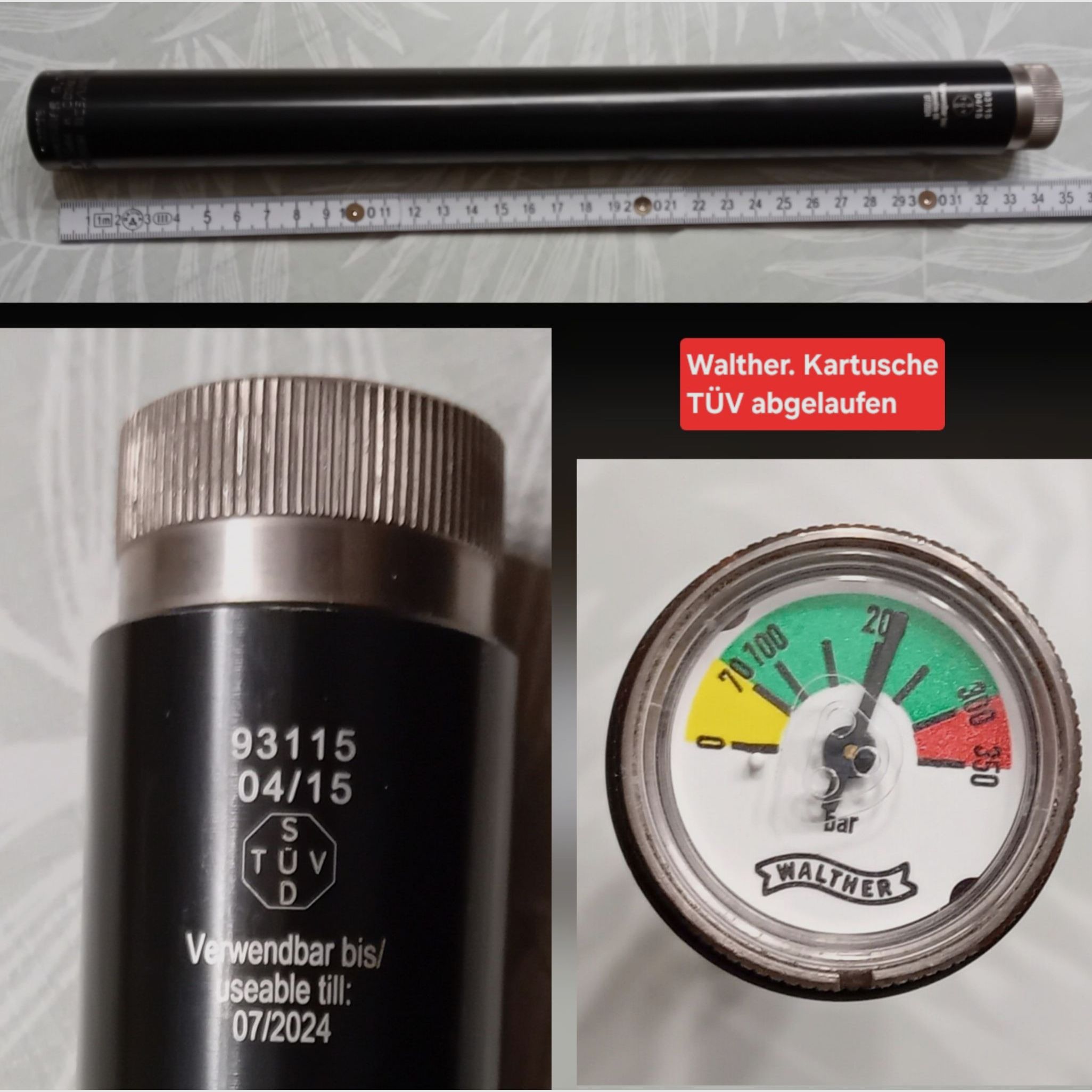Pressluftkartusche Walther