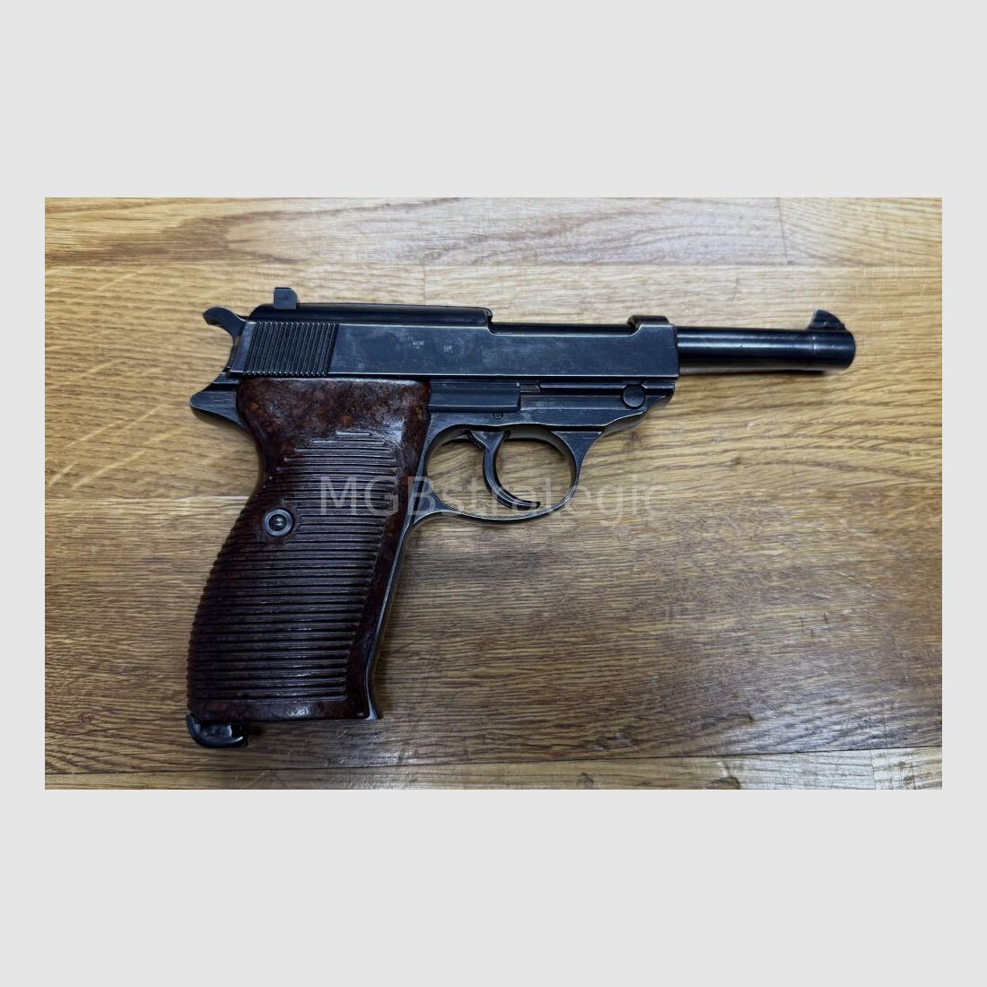 P 38 ac 43 - semi-automatic pistol 9mm Luger - Wehrmacht matching number - WaA acceptance / P38