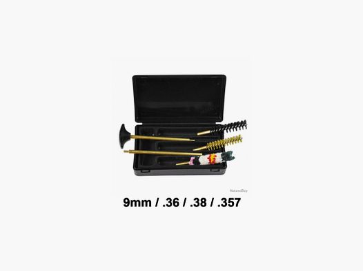 Mini-Reinigungsset Kaliber 9mm / .36 / .38 / .357