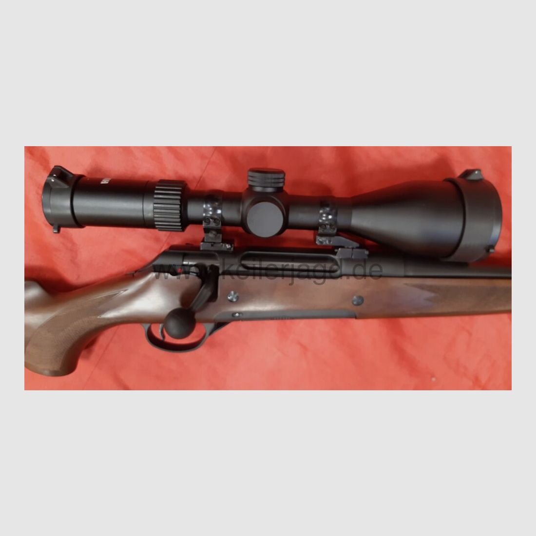 Haenel Jaeger 10 Holzschaft Kal.308 Win + 3-12x56 AKAH-ZFR + Haenel JGR SD