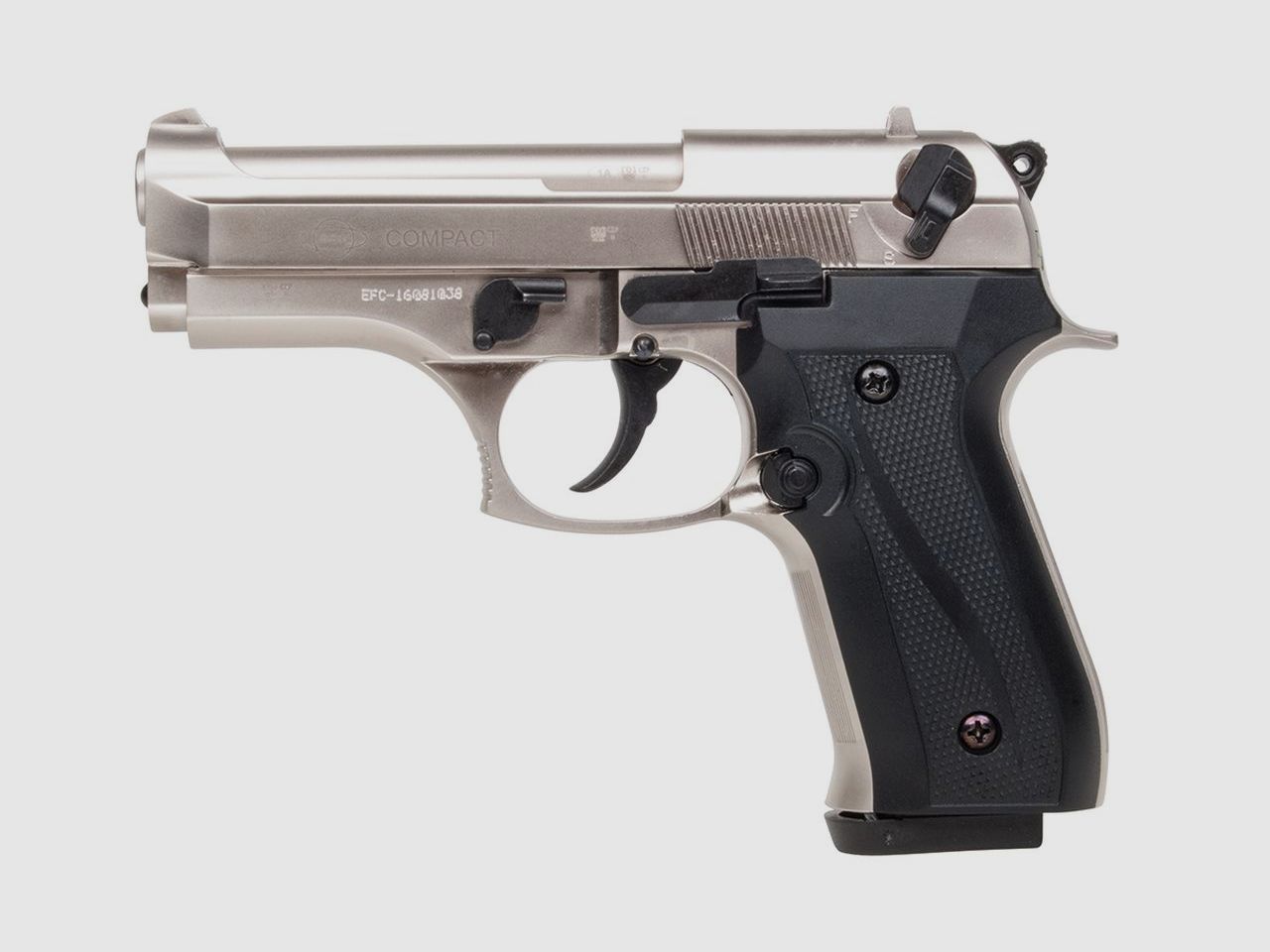 Ekol Compact Nickel 9mm PAK 15 shots