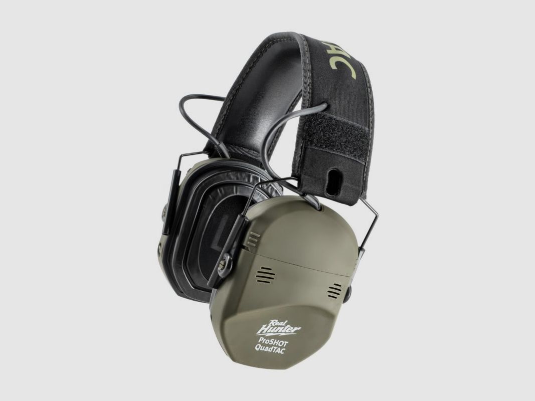 RealHunter Active ProSHOT QuadTAC protection auditive olive, image 1 sur 5