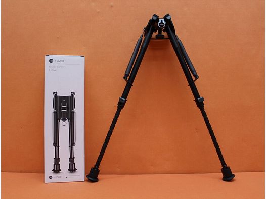 HAWKE HAWKE Zweibein Fixed Bipod (70002) Höhe 9-13"/ ca. 23-33 cm, Rastenverstellung, gummierte Füße