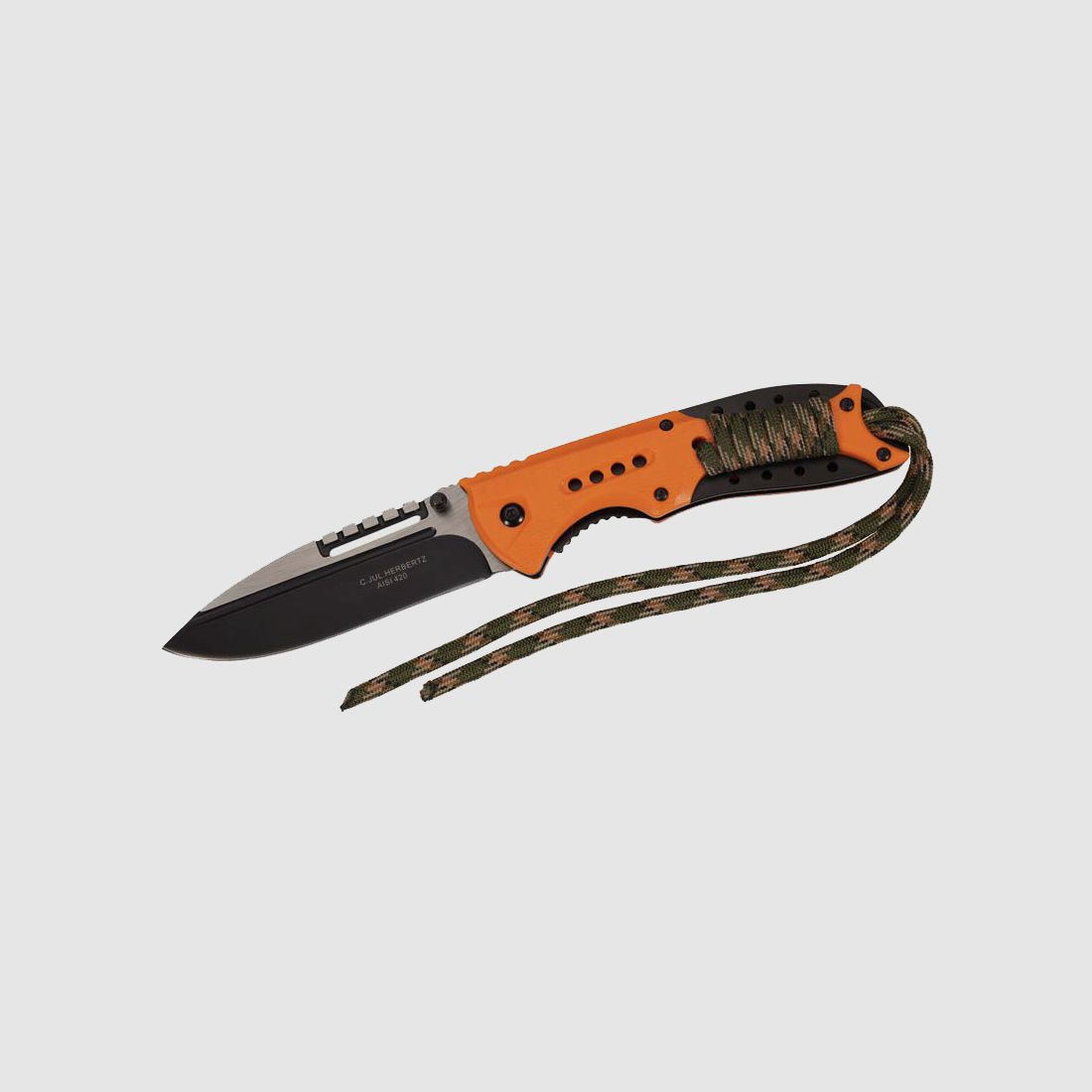 Herbertz Einhandmesser grün-orange