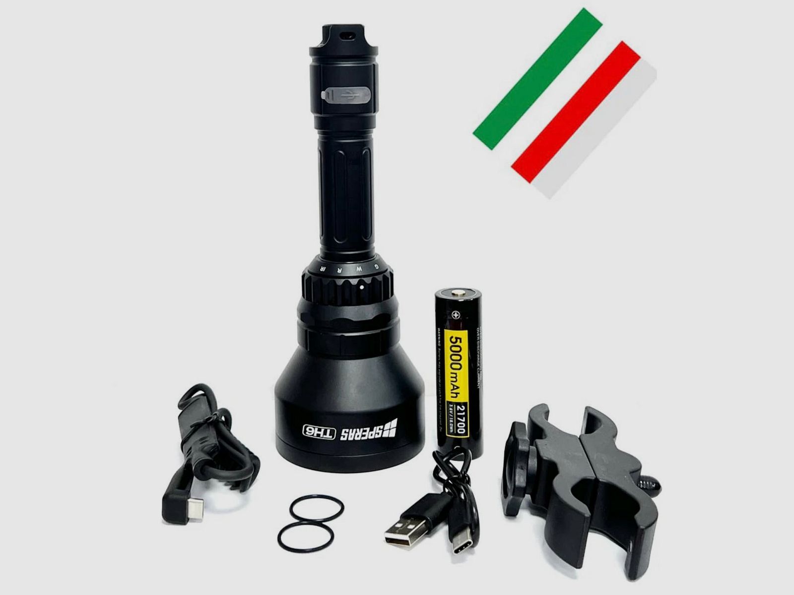 Taktische Lampe Speras TH6 (600 Lumen), Bild 6 von 6