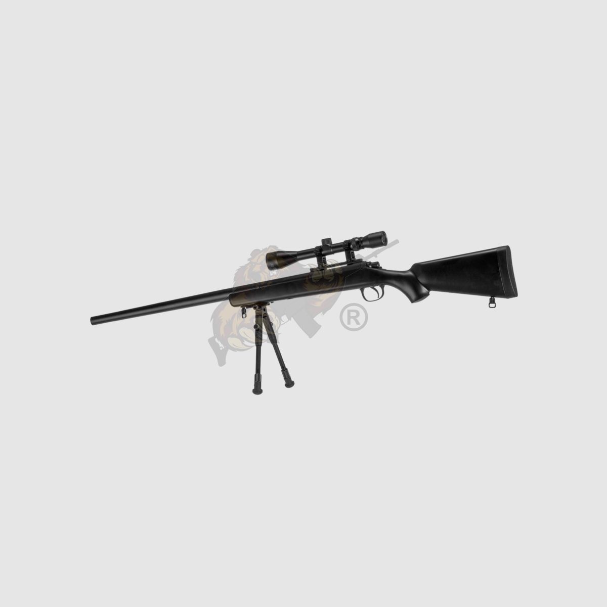 SR-1 Sniper Rifle Airsoft Set Black - Well -F-