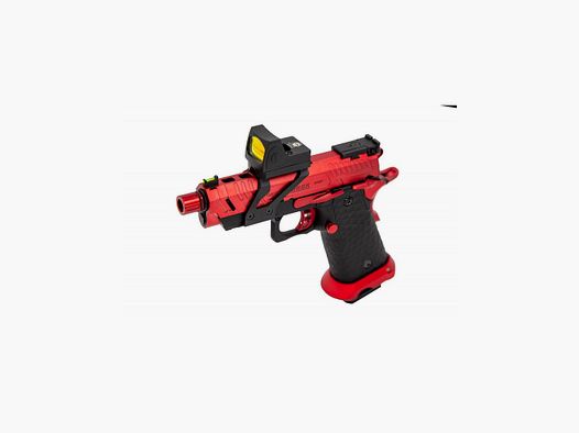 GBB Gas-Replik Vorsk CS Hi-Capa Vengeance Compact RDS Schwarz / Rot 1,0J