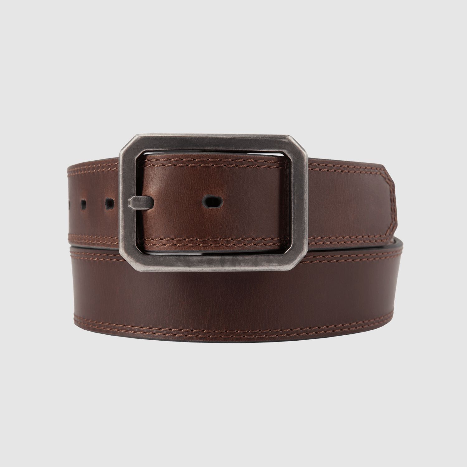Ceinture en cuir réversible Carhartt avec boucle centrale pour homme marron foncé 40W