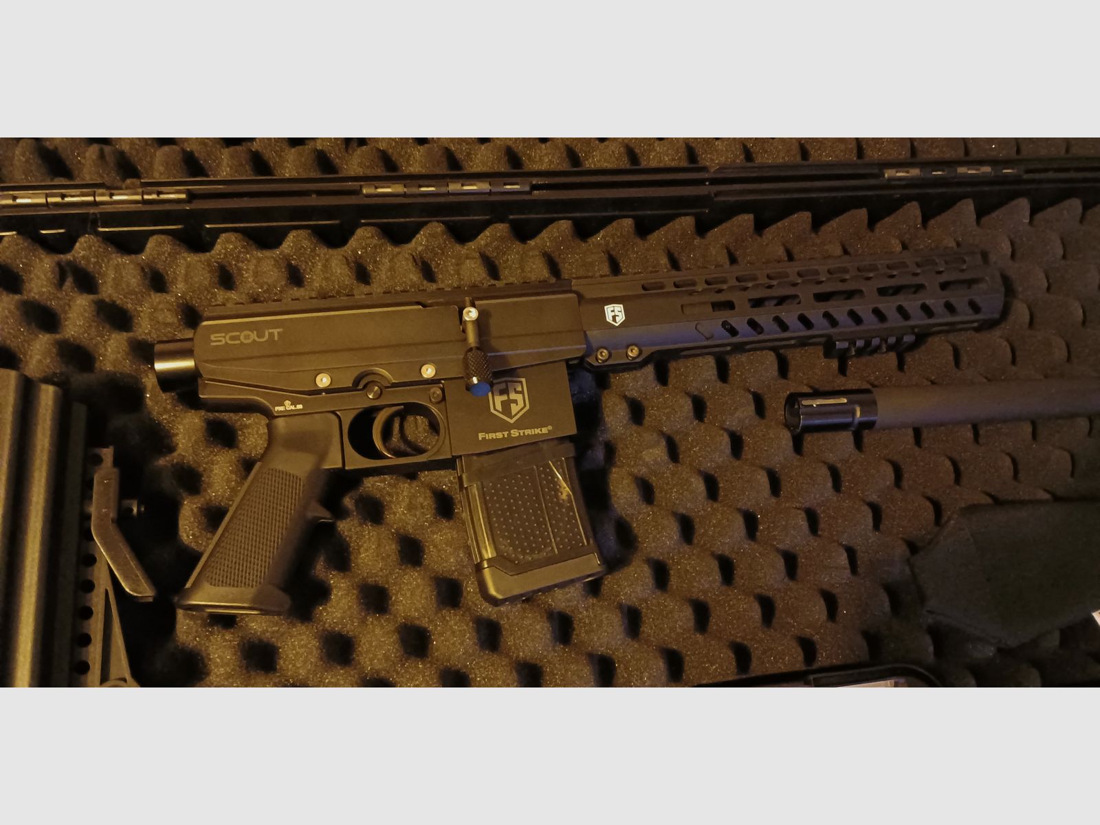 First Strike Scout Sniper Rifle Paintball Markierer - Schwarz - NEUWERTIG