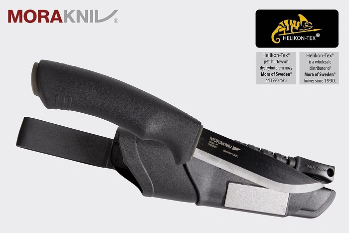 Nóż Morakniv Bushcraft Survival Black Carbon Steel Czarny-Black (ID 11742), zdjęcie 1 z 2