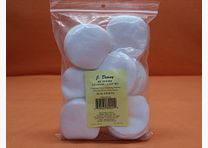 Dewey Dewey Reinigungspatches (BP-351) VE 250 St. Baumwolle rund 2,75" Geeignet für Kal. .44/ .45/ .410/ Schrot 12/ 16/ 20