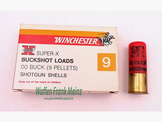 Winchester - USA Buckshot/Posten/Super X 12/70