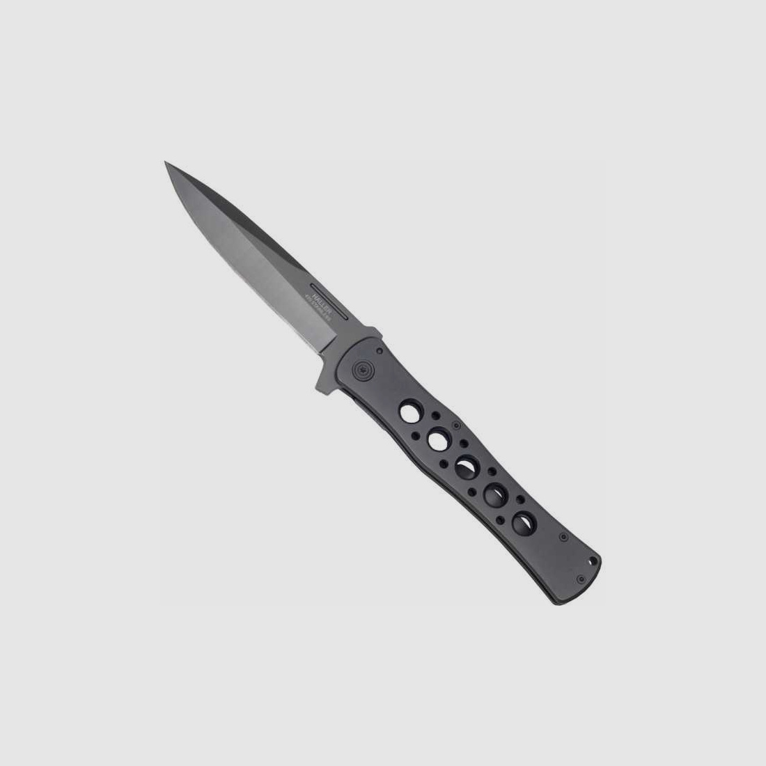 Haller XXL Stiletto Taschenmesser Vollmetall einseitig geschliffen