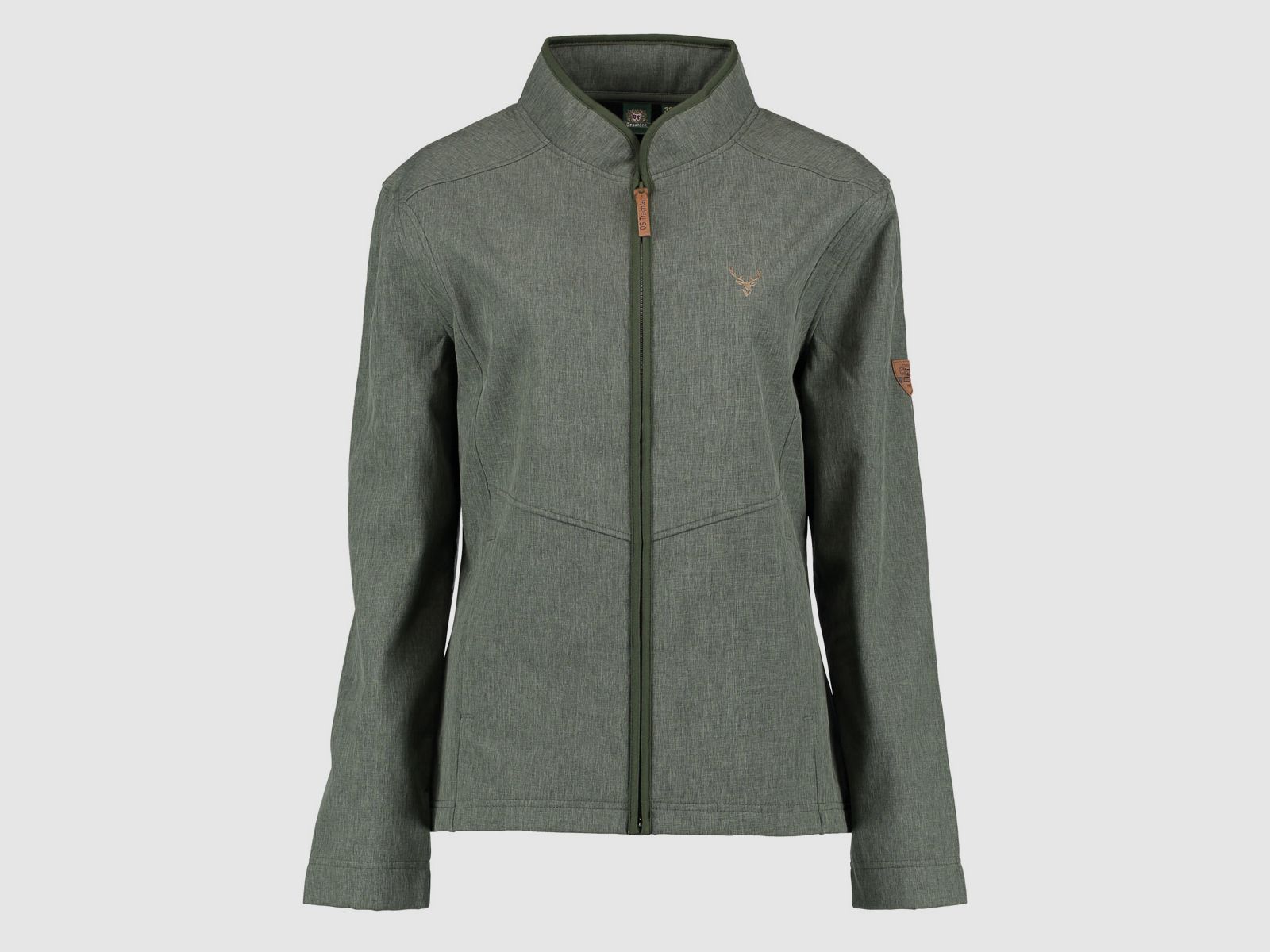 OS-Trachten Giacca softshell da donna – verde oliva, immagine 1 di 5