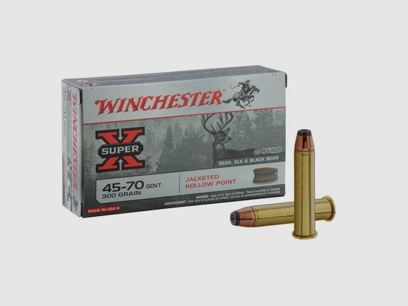 Winchester Super X Jacketed Hollow Point nabój kal. 45/70, zdjęcie 1 z 4