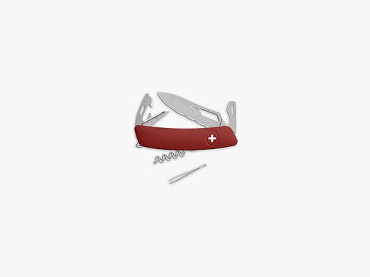 Schweizer Taschenmesser Swiza SH03 Allmatt - rot 7,5 cm