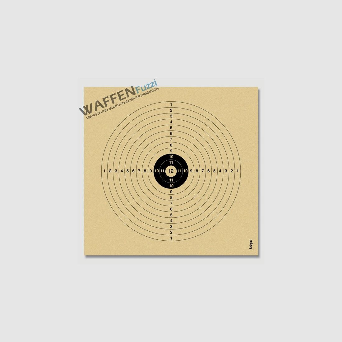 Disque LG 10 mètres 12 cercles numérotés en continu 100 pièces.