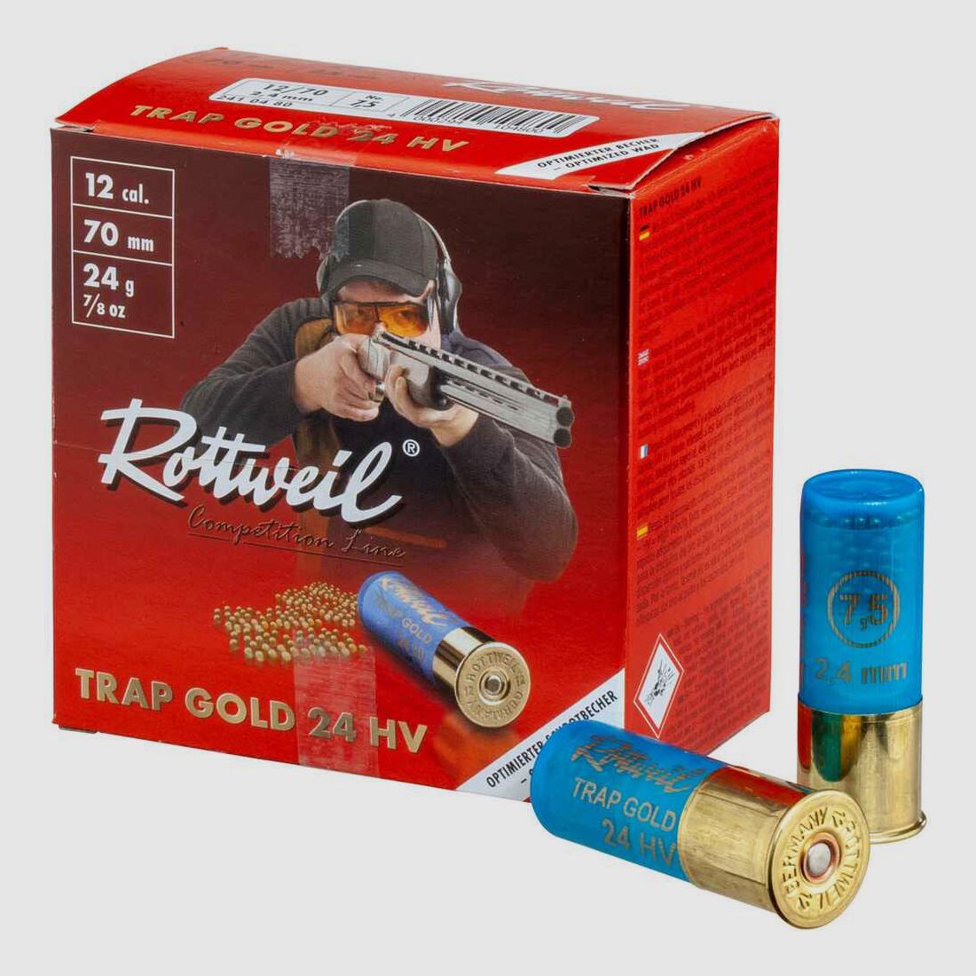 Rottweil 12/70 Gold HV Trap 24 2,4mm - 24g