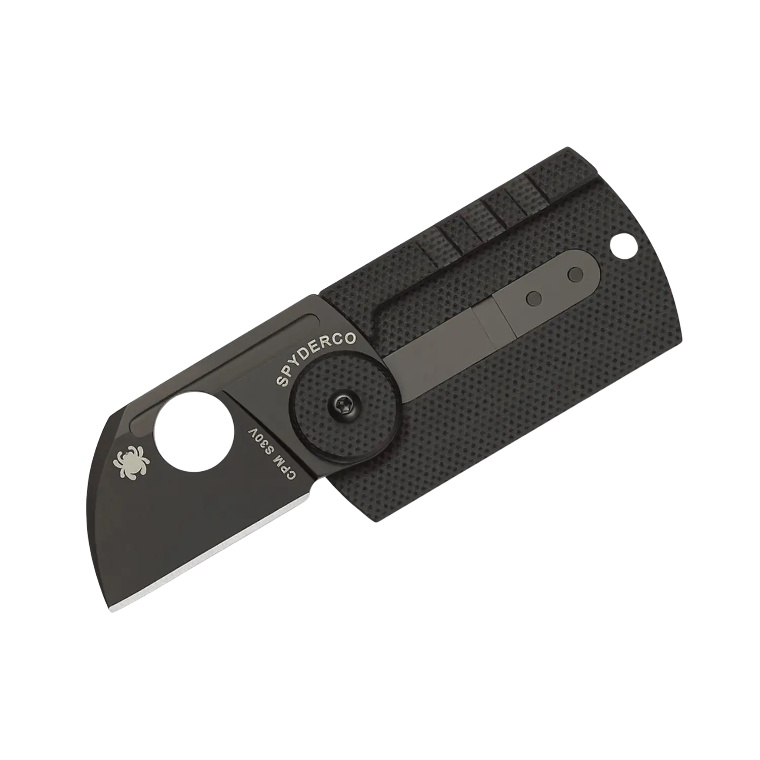 Spyderco Dog Tag Folder CF Kohlefaser I G10