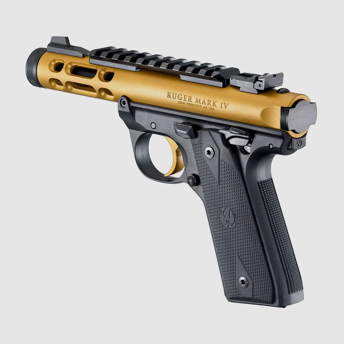 Ruger Mark IV 22/45 Lite Gold BLK 4,4" Kaliber .22lr