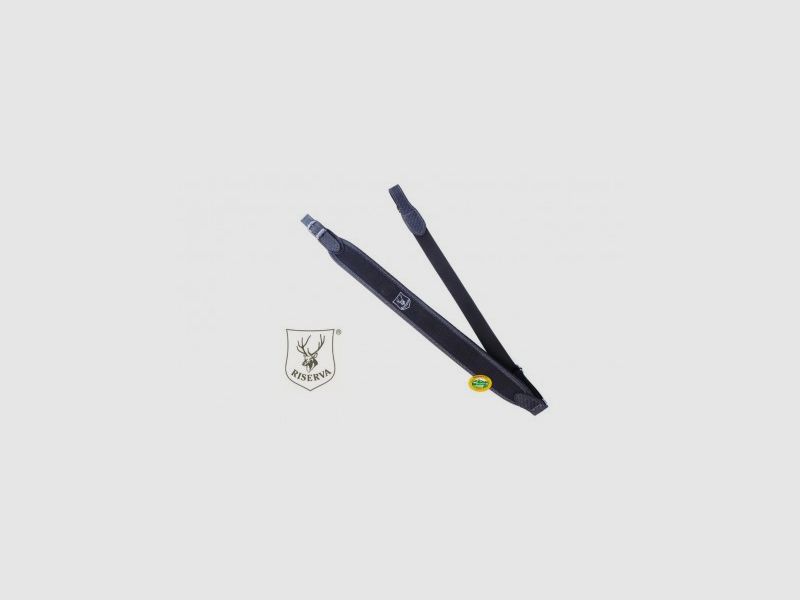 RISERVA Schulterriemen schwarz Carbonleder - R2134