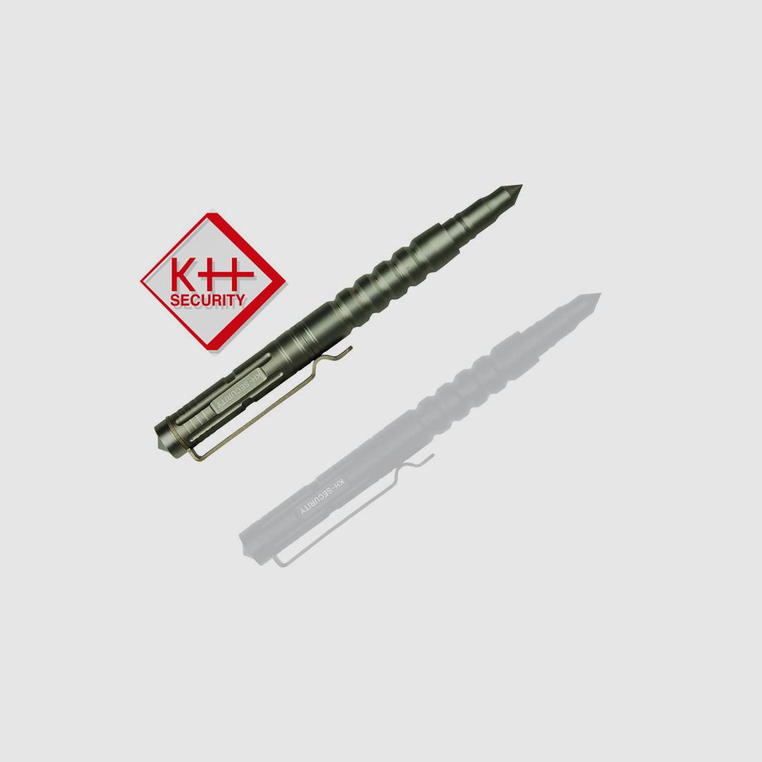 KH SECURITY Kubotan + Kugelschreiber TACTICAL PEN PREMIUM II, Titanium