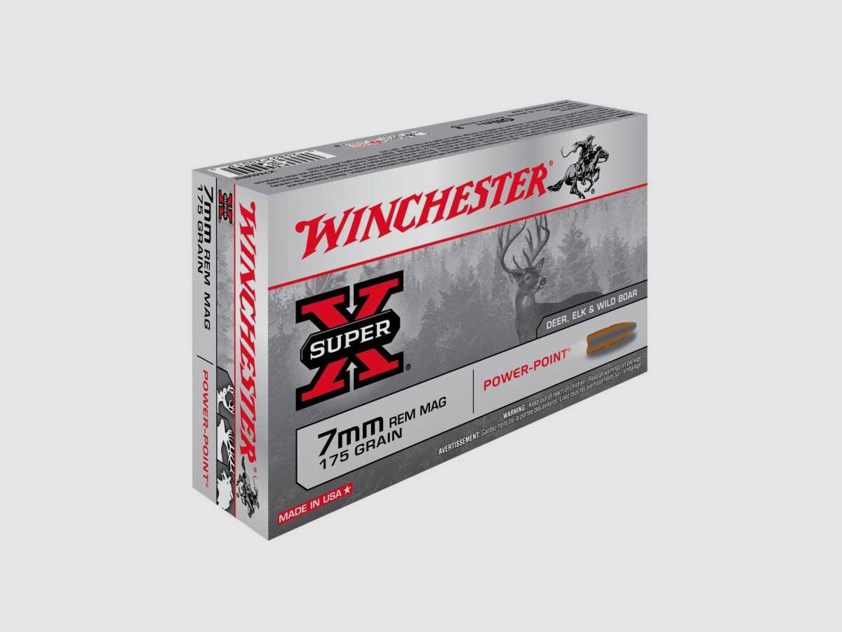 Patronen 7MM REM SUPER X POWER POINT 175GR X20