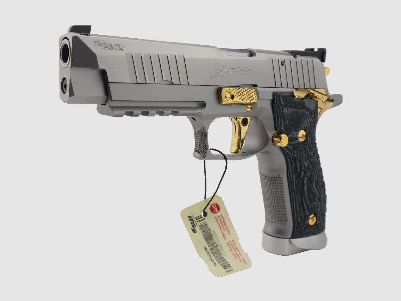  Sig Sauer P226 X-Five Supermatch Stainless & Gold eine der letzten aus deutscher Fertigung