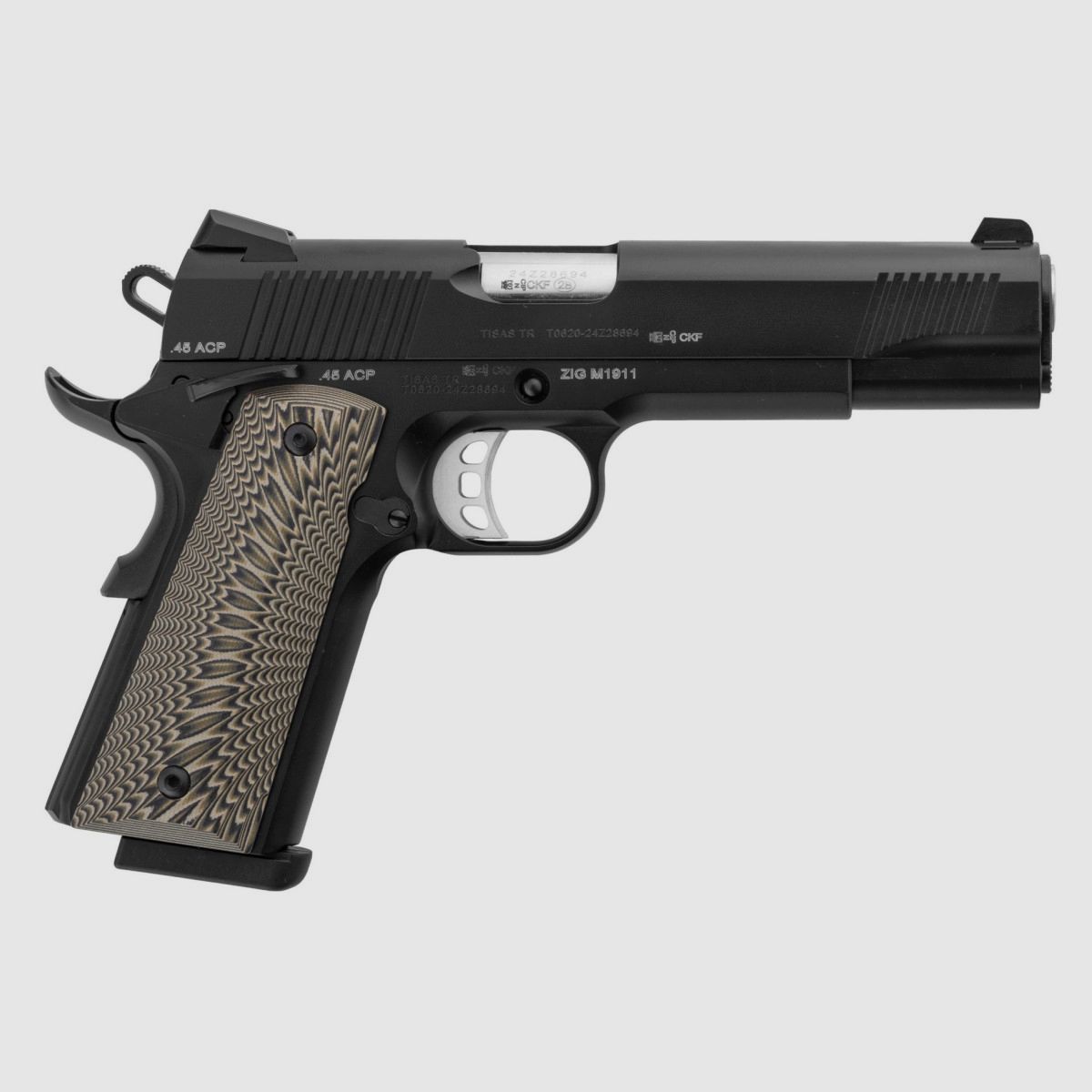 Pistole TISAS ZIG M1911 Schwarz 5 Zoll .45 ACP, Bild 1 von 10