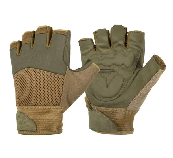 Helikon-Tex - Rękawiczki Half Finger Mk2 - Olive Green / Coyote A - RK-HF2-NE-0211A