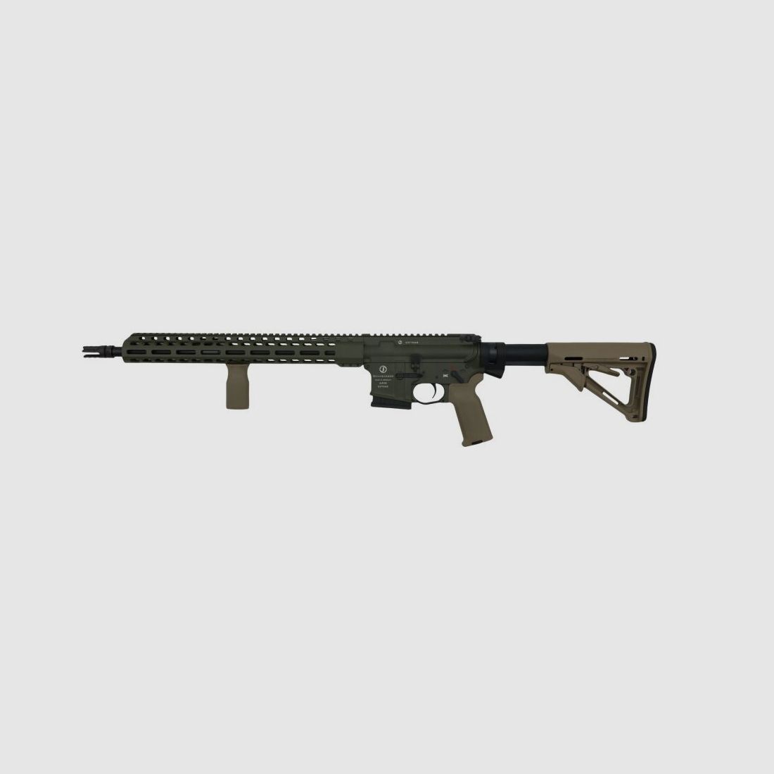 Schmeisser AR15 M5FL 16,75'' speciale editie Magpul OD GROEN / FDE