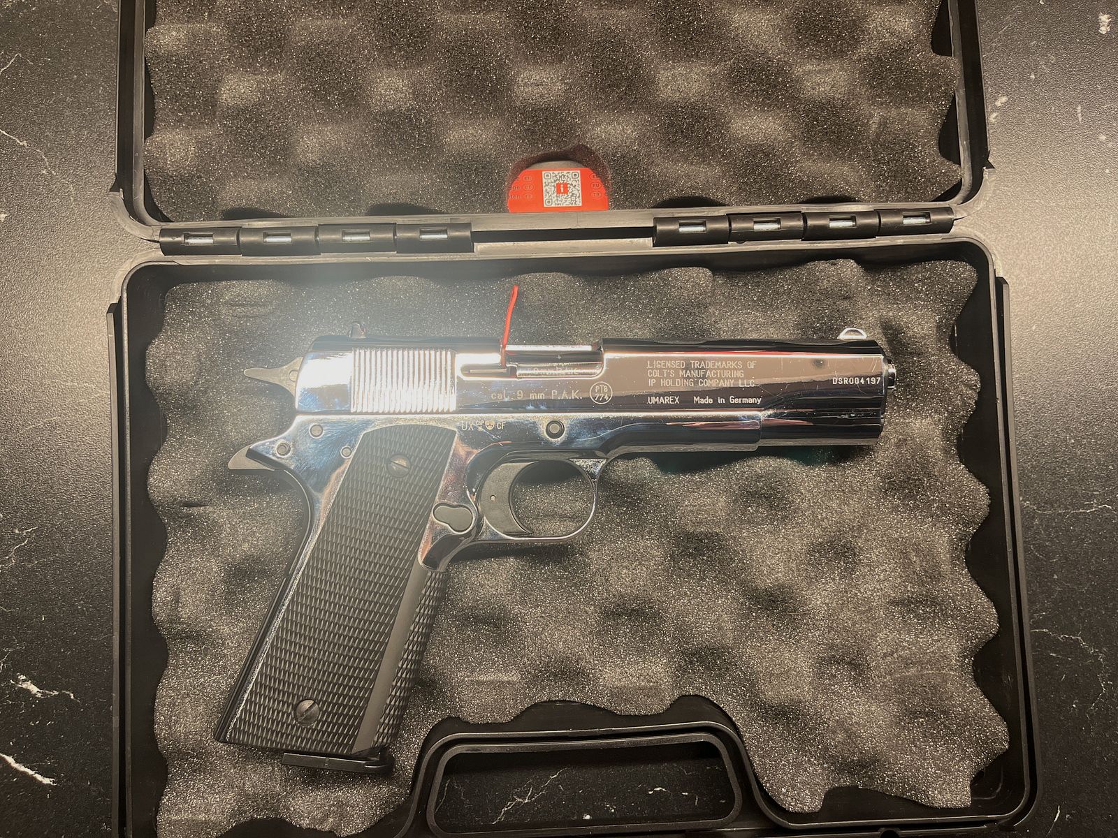 Colt 1911 Chrome Schreckschuss 9mm P.A.K Umarex