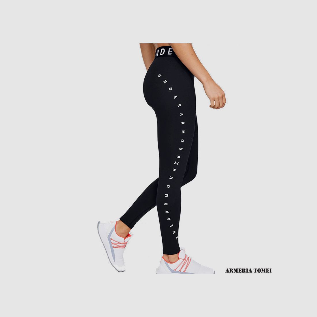 UNDER ARMOUR – FEMMES – LEGGINGS GRAPHIC PRÉFÉRÉS Noir / Blanc – 001, image 1 sur 5