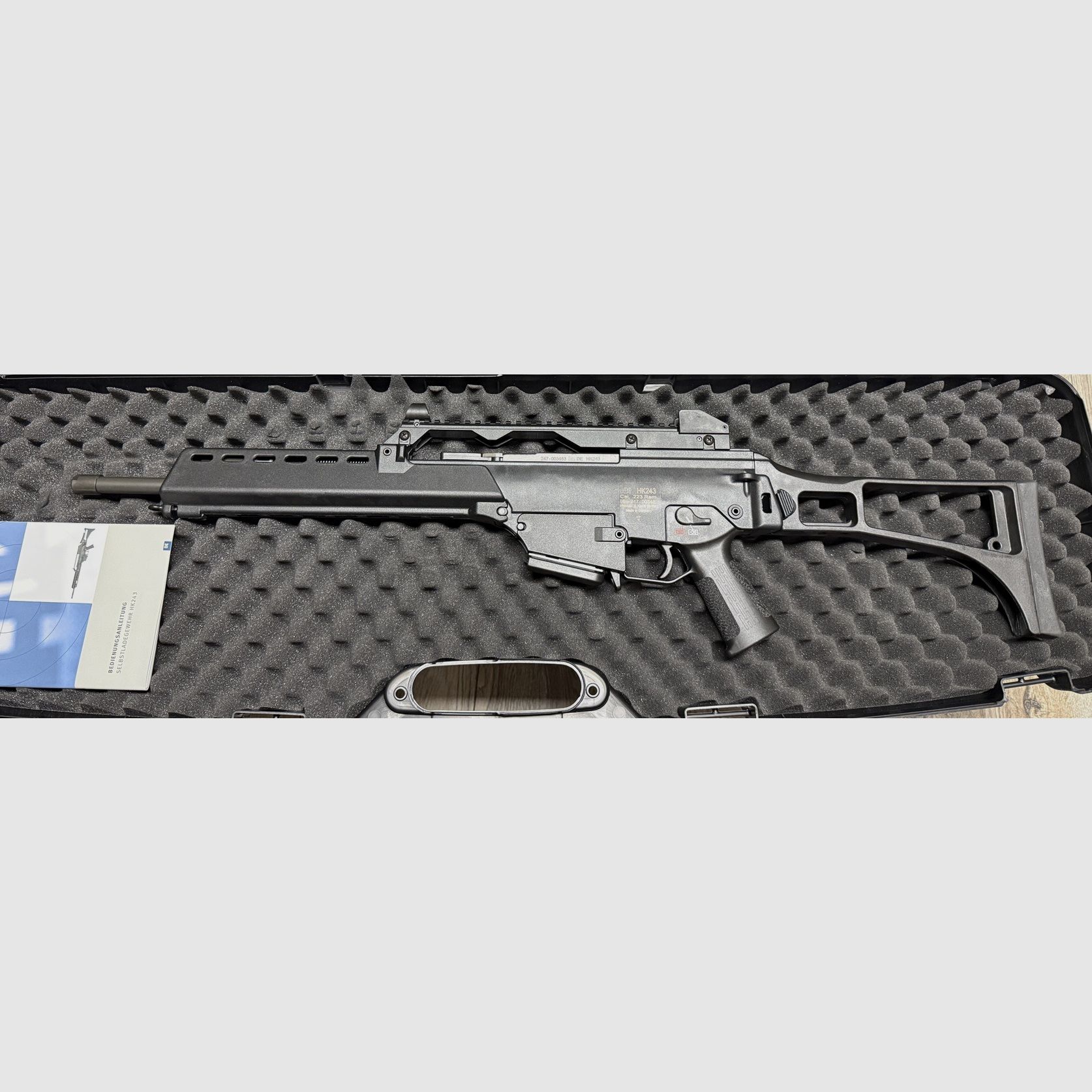 HECKLER & KOCH HK243 S SAR Kaliber .223 Remington in schwarz