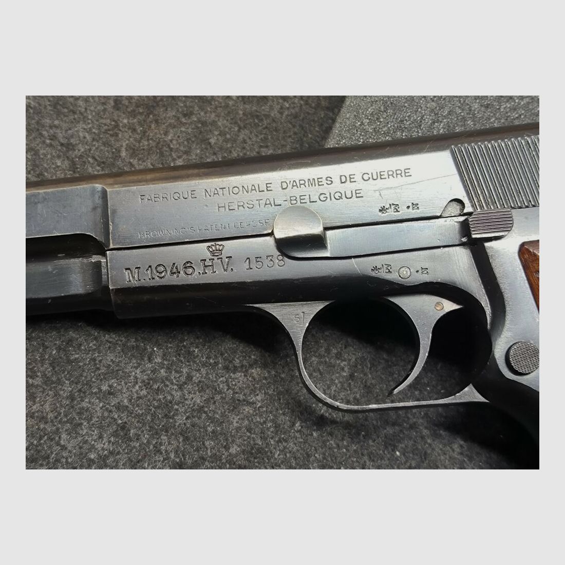 FN - Fabrique Nationale D'Armes de Guerre Herstal HP Mod. 35 - M1946 Dänische Armee