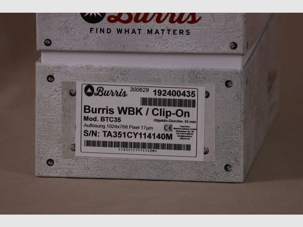 Burris Vorsatzgerät / WBK Clip on - Mod. BTC35 // SONDERPREIS!! // Wärmebild