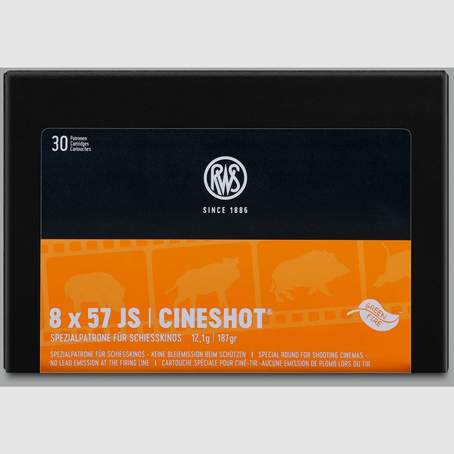 Cineshot 8x57IS SG 12,1g 30er Schachtel bleihaltig